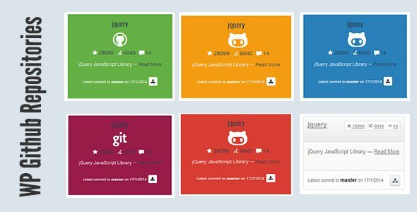 WP Github Repository plugin