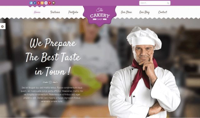 Best Bakery-Cake WordPress Theme Collection 2016 – Cakery