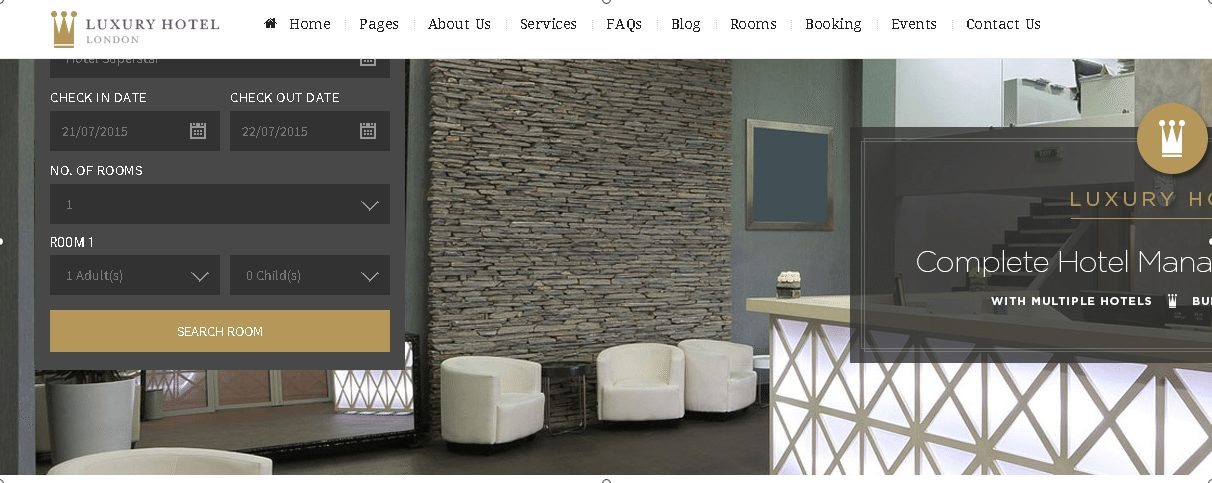 Luxury - Online Reservation WordPress Theme Luxury - Online Reservation WordPress Theme