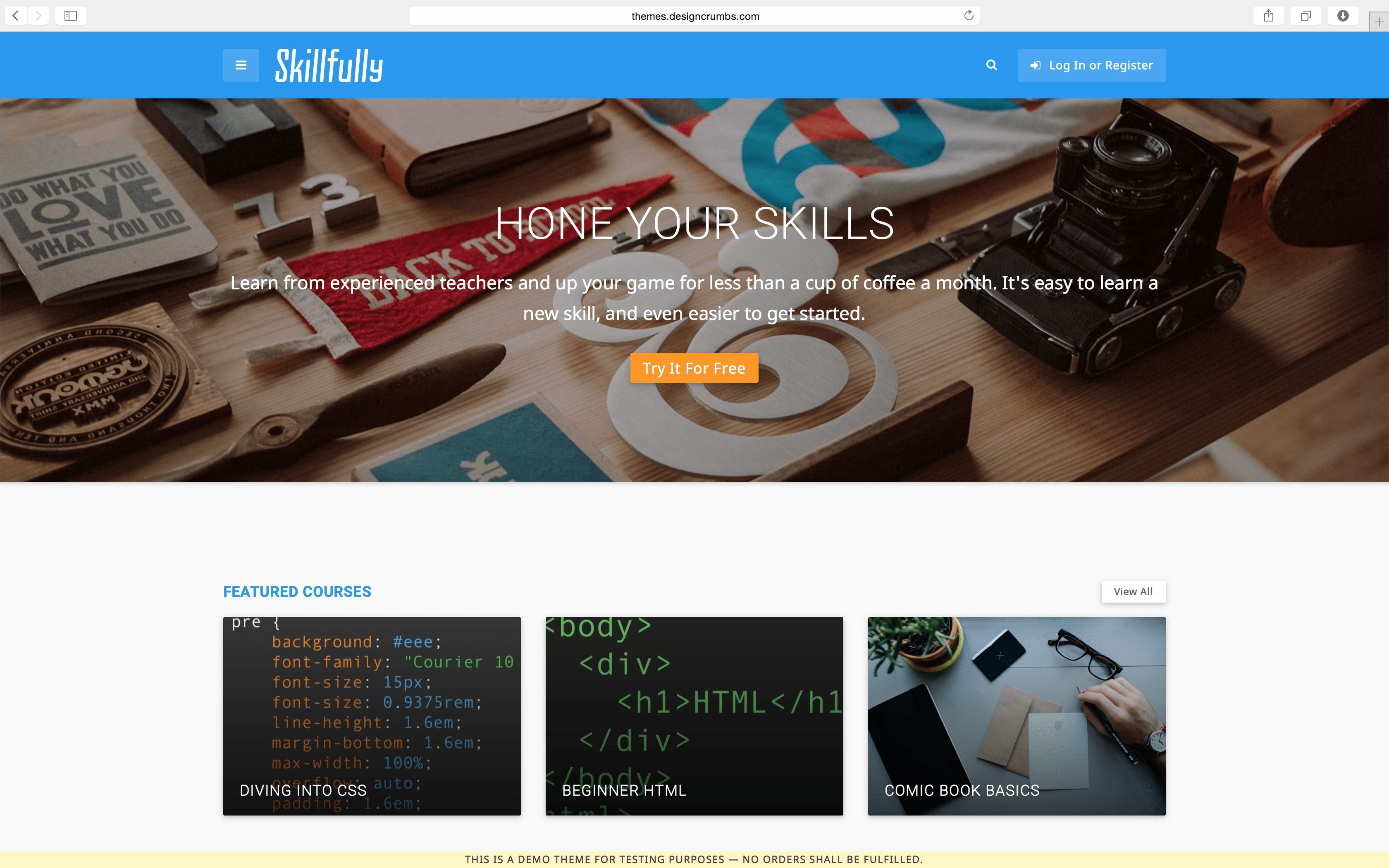Skillfully - A Learning Management System Theme Learning Management System LMS WordPress Themes -skillfully