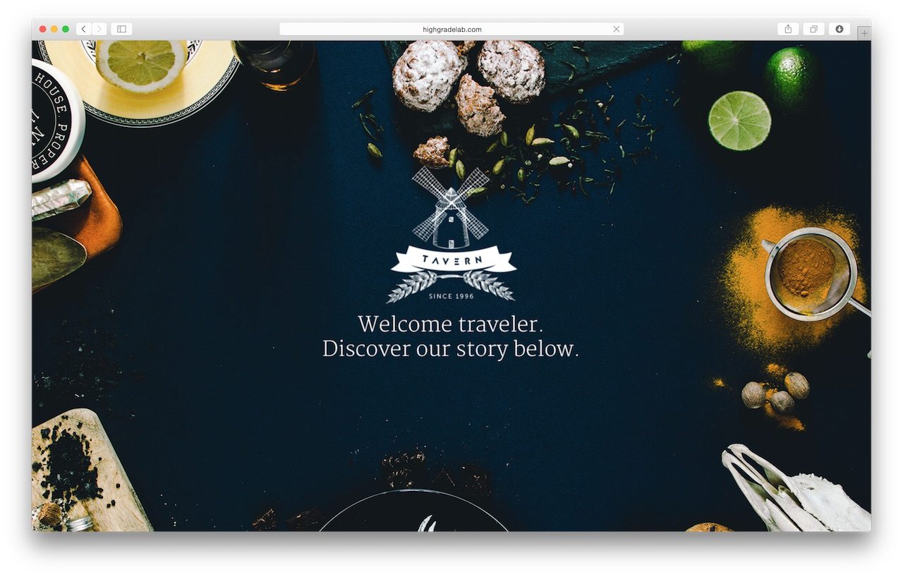 Responsive WordPress Theme Restaurant - Tavern