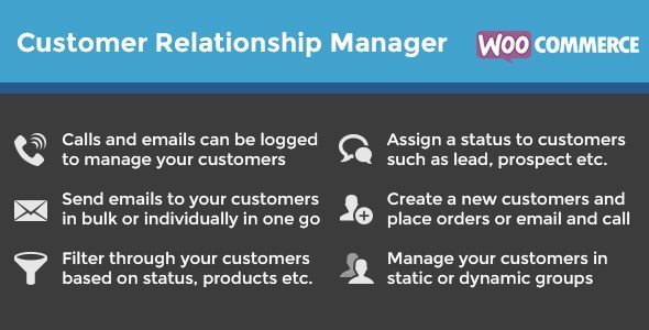 WooCommerce Customer Relationship Manager