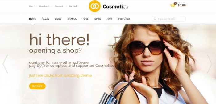 The Best eCommerce WorPress Themes - Cosmetico