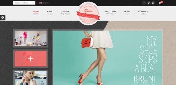 WordPress Online Store Theme - Glamo