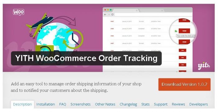 YITH Woocommerce Order Tracking