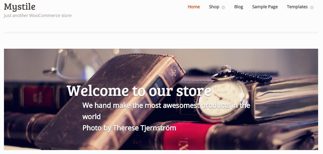Mystile - free WordPress eCommerce theme Mystile - Free WordPress eCommerce themes