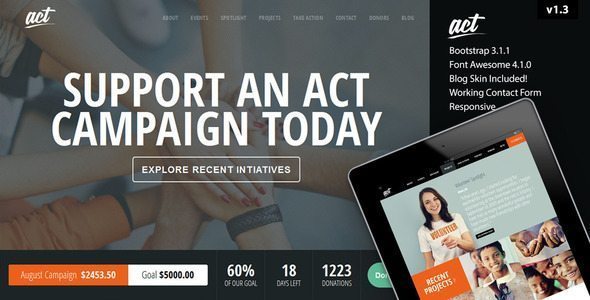 Act - Multipurpose Nonprofit Theme