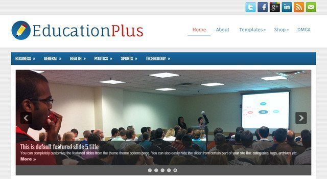 Amazing WP Theme Free for Educational - EducationPlus