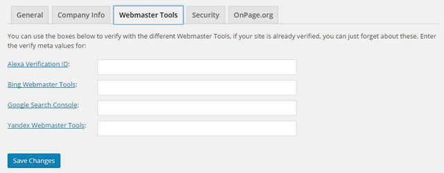 Webmaster tools