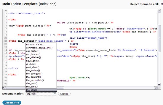 Syntax Highlighting PHP Documentation