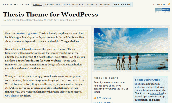 Thesis forum wordpress