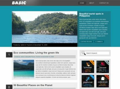 Basic Count WordPress theme
