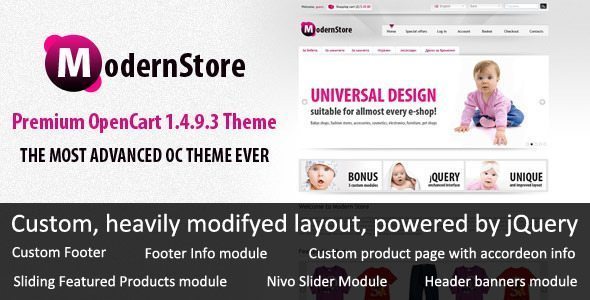 ModernStore OpenCart Theme