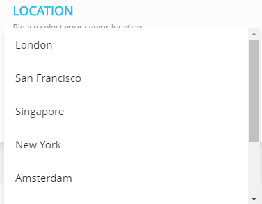 cloudways server location