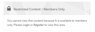 restrict content userpro