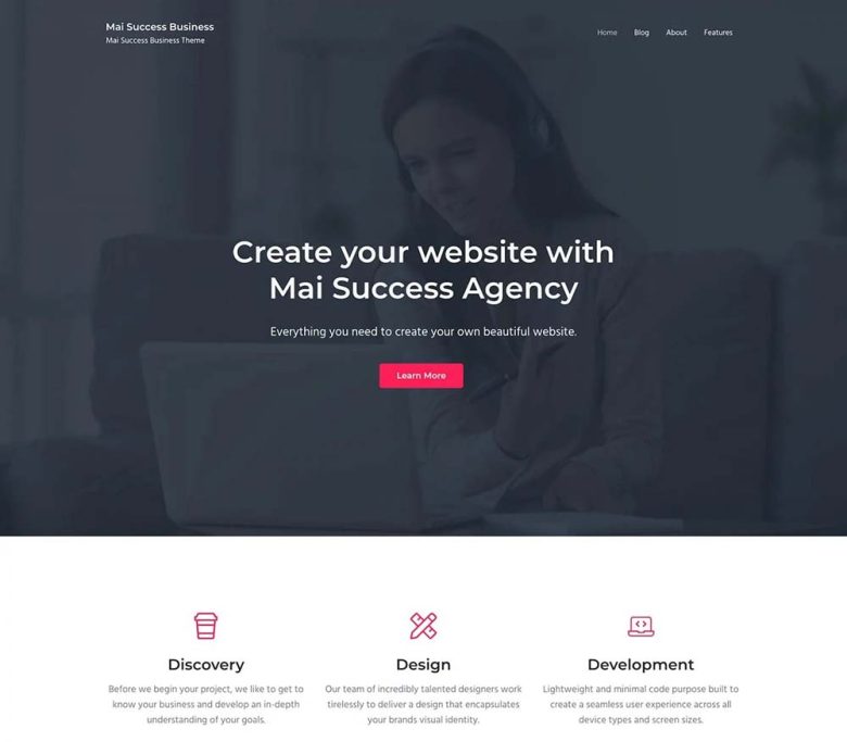 Mai Success Genesis child theme screenshot