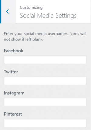 Clickright Social Media Settings