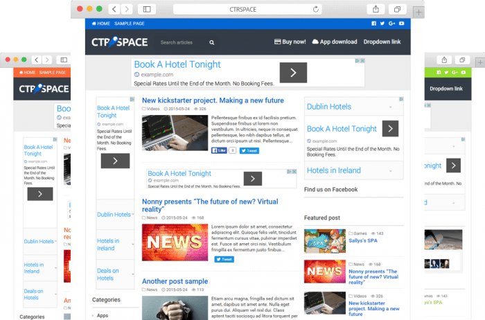 CTRSpace Adsense Theme