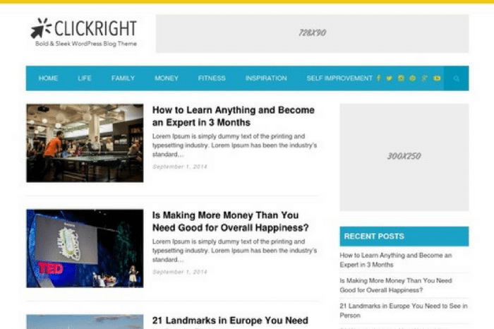 ClickRight WordPress Theme