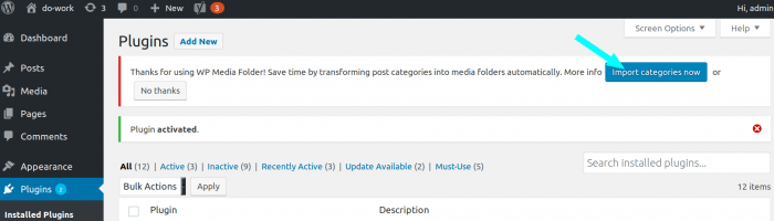 Create folders for each post category with WP Media Folder