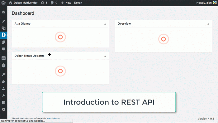 Dokan Rest API