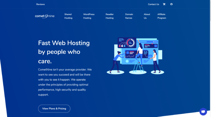 CometNine Review – A lesser known web host