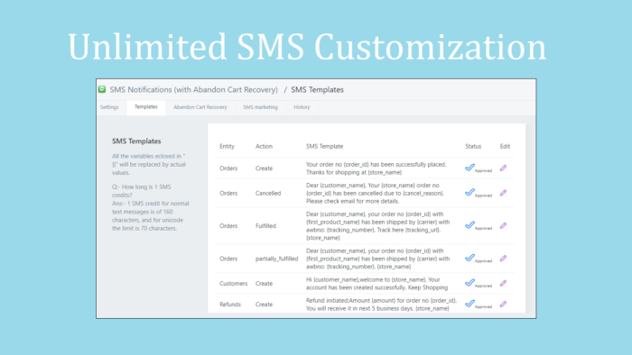 SMS Notifications 