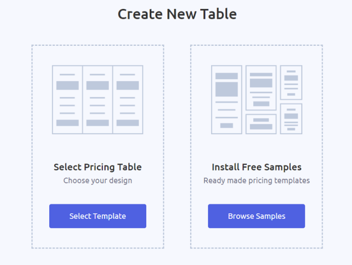 ARPrice Create New Table