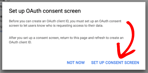 oauth screen