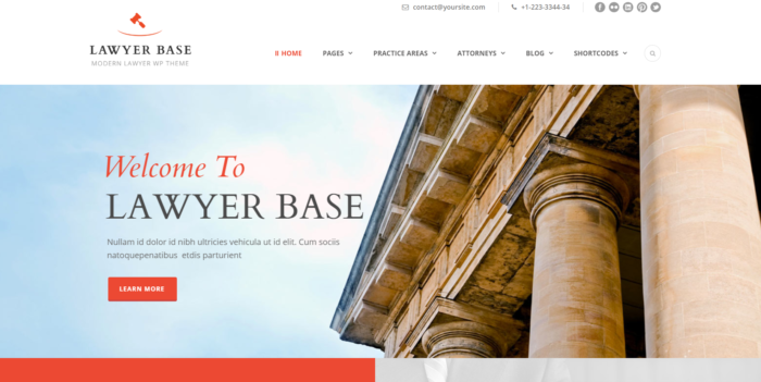 lawyer base theme