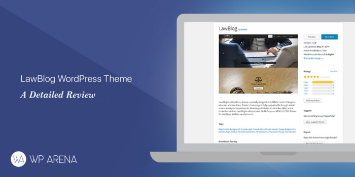 LawBlog WordPress Theme Review