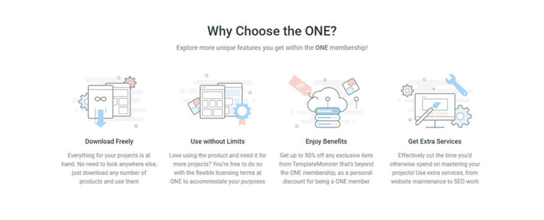 why choose the ONE membership