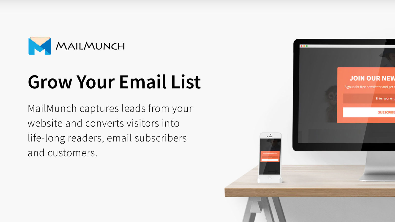 MailMunch Email Newsletter plugin