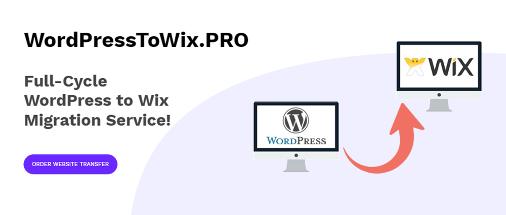 WordPress to Wix transfer