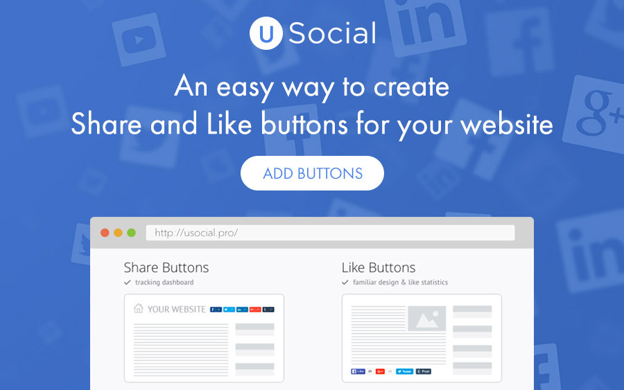 uSocial for creating social shares