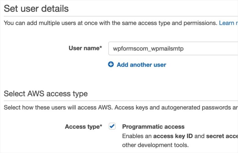 amazon ses smtp credentials