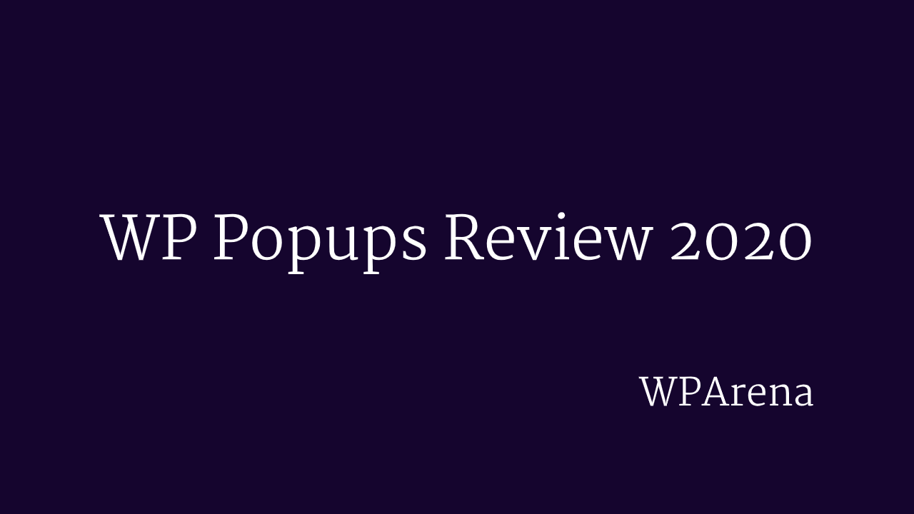 wp popups review