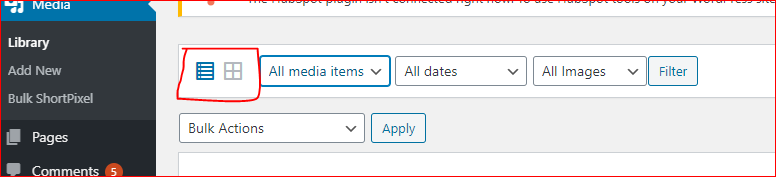 Media Library Bulk Actions in WordPress