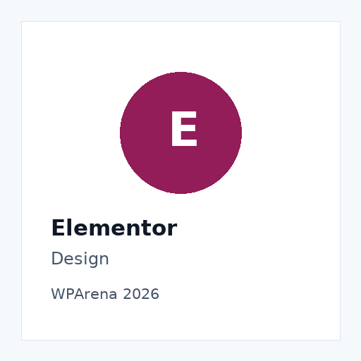 Elementor plugin visual