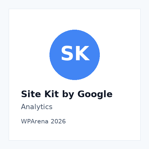Site Kit by Google plugin visual