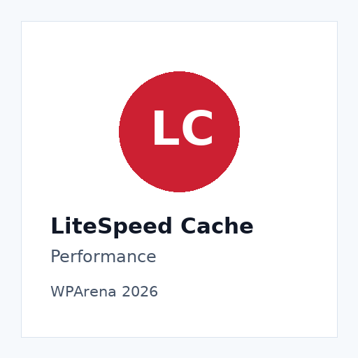 LiteSpeed Cache plugin visual