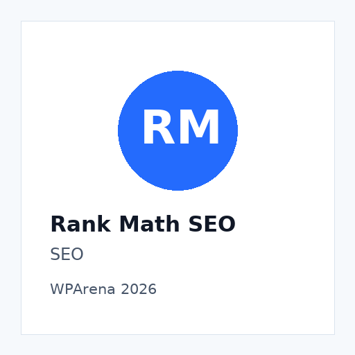 Rank Math SEO plugin visual