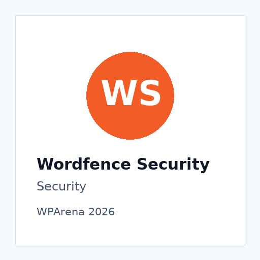 Wordfence Security plugin visual